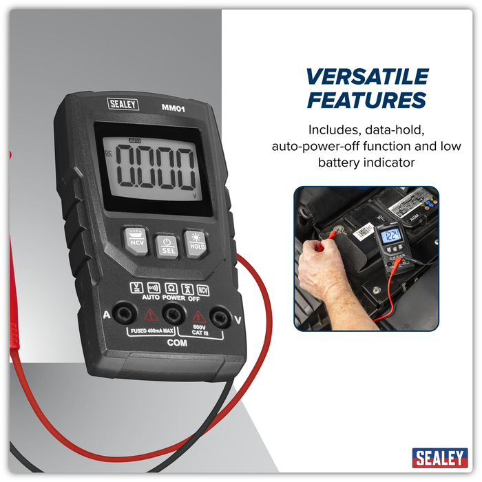Auto-Ranging Digital Multimeter 6-Function | MM01