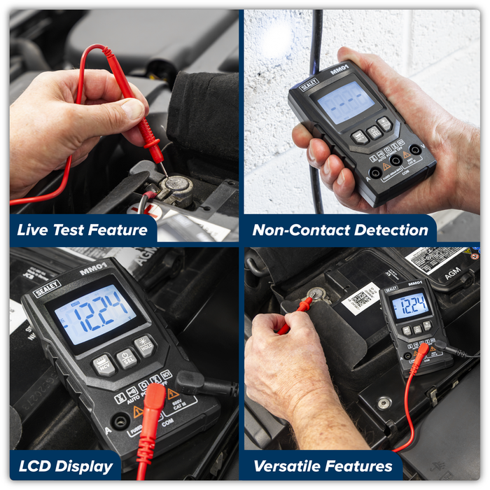 Auto-Ranging Digital Multimeter 6-Function | MM01