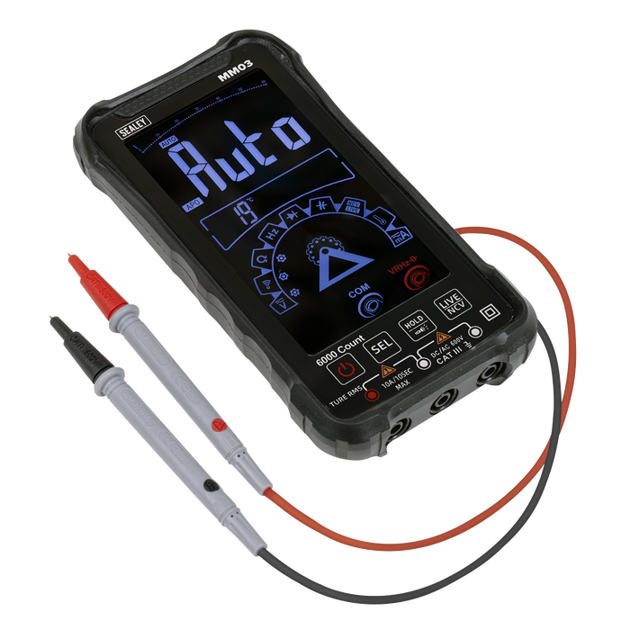 Touchscreen Rechargeable Auto-Ranging Digital Smart Multimeter 10-Function | MM03