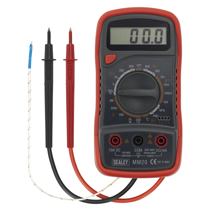 8-Function Digital Multimeter with Thermocouple | MM20