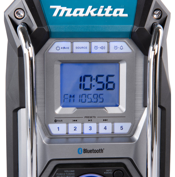 Makita Job Site Radio CXT / LXT / XGT, Bluetooth Compatible With Dual Power Source, Radio Only | MR002GZ