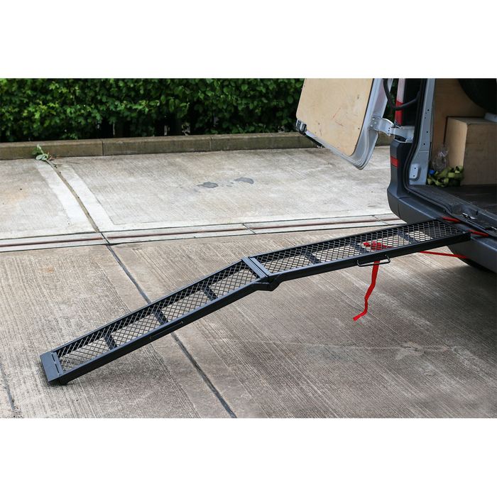 Steel Mesh Folding Loading Ramp 360kg Capacity | MR360
