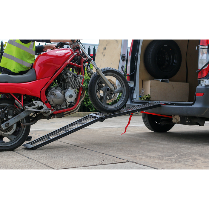 Steel Mesh Folding Loading Ramp 360kg Capacity | MR360