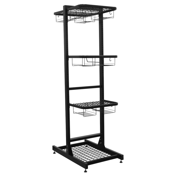 Freestanding Motorcycle Helmet & Gear Storage | MS081FS2