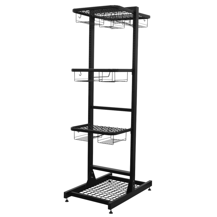 Freestanding Motorcycle Helmet & Gear Storage | MS081FS2