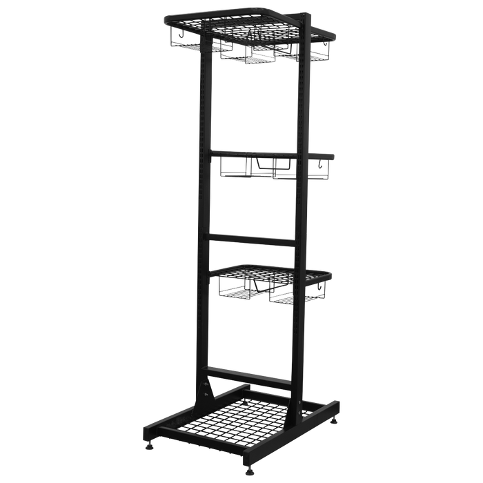 Freestanding Motorcycle Helmet & Gear Storage | MS081FS2