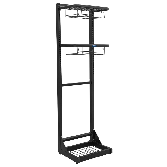Freestanding Motorcycle Helmet & Gear Storage | MS081FS