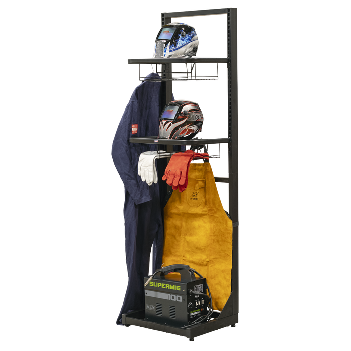Freestanding Motorcycle Helmet & Gear Storage | MS081FS