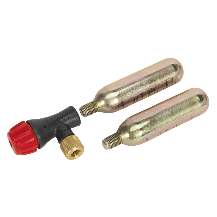 Motorcycle CO2 Emergency Tyre Inflator Kit | MS087