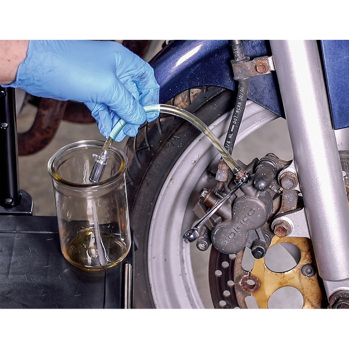 Motorcycle Brake Bleeder - Weighted | MS098