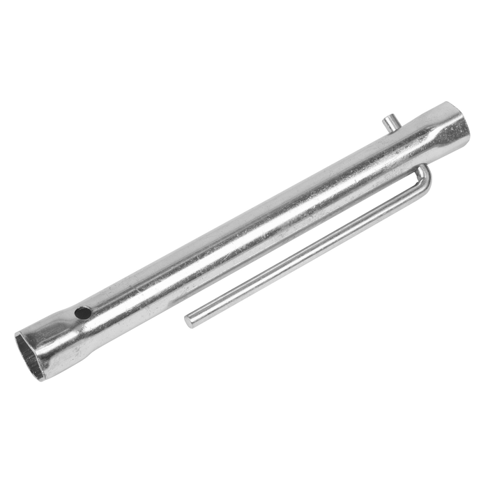 Long Reach Double End Spark Plug Box Spanner with L-Bar 16/18mm | MS157