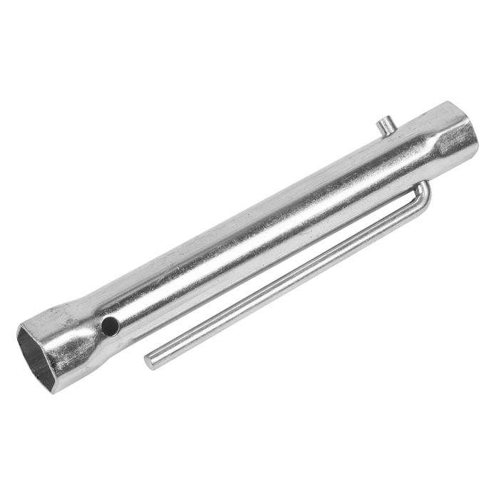 Long Reach Double End Spark Plug Box Spanner with L-Bar 18/21mm | MS161