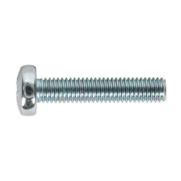 Zinc Plated Pan Head Pozi Machine Screw M5 x 25mm, DIN 7985Z - Pack of 50 | MSP525