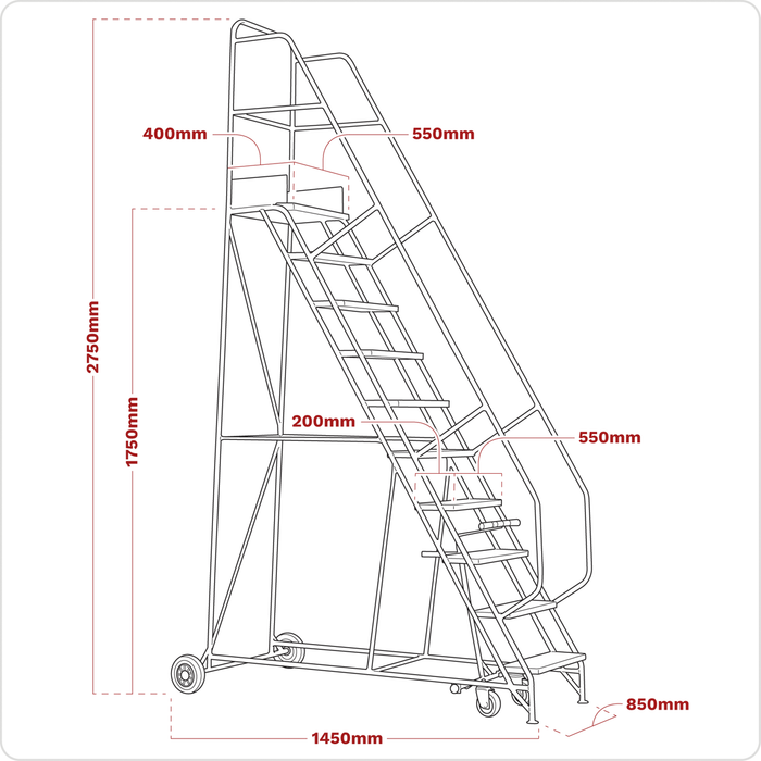 Mobile Safety Steps 7-Tread | MSS07