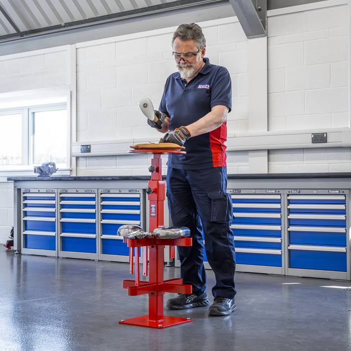 Metal Shaping Station for holding T-Dollies & Sandbags | MW19