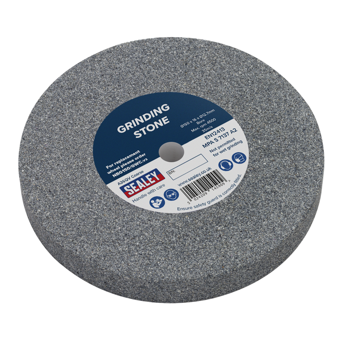 Grinding Stone 150 x 16mm - A36Q Coarse | NBG150/GWC