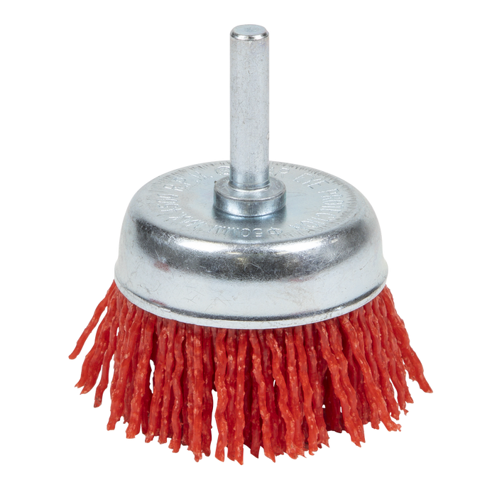 Nylon Filament Cup Brush 50mm with 6mm Shaft | NFB50