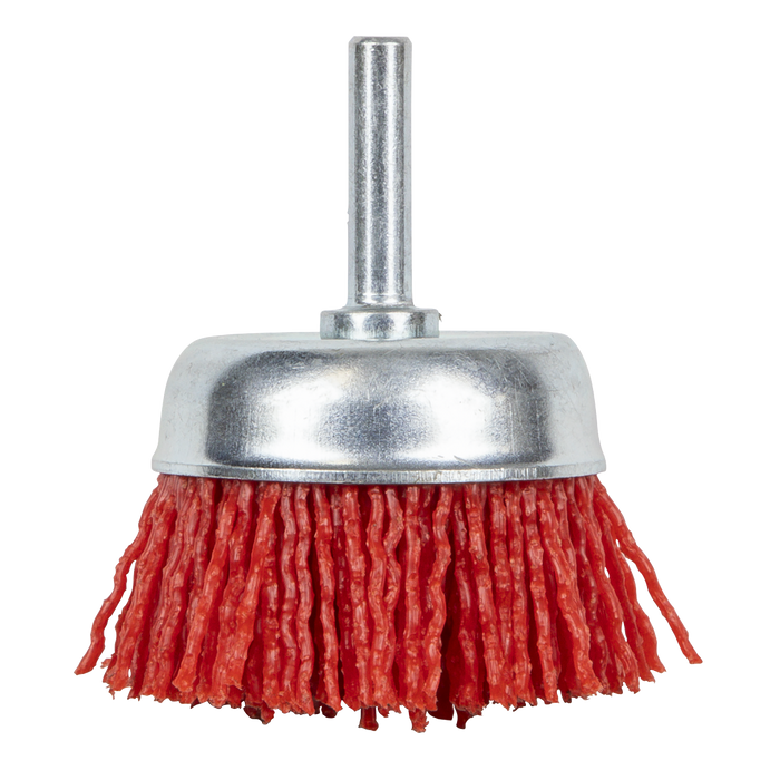 Nylon Filament Cup Brush 50mm with 6mm Shaft | NFB50