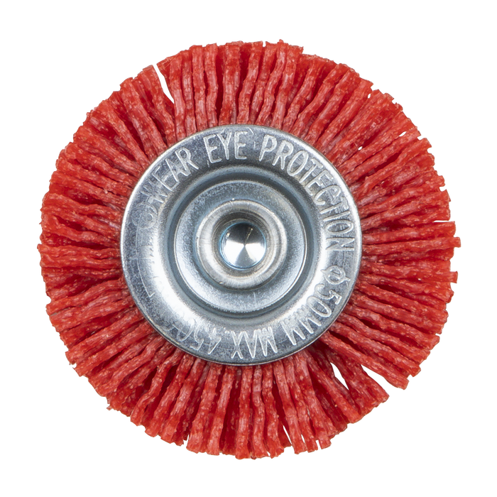 50mm Nylon Filament Circular Brush with 6mm Shaft | NFBC50