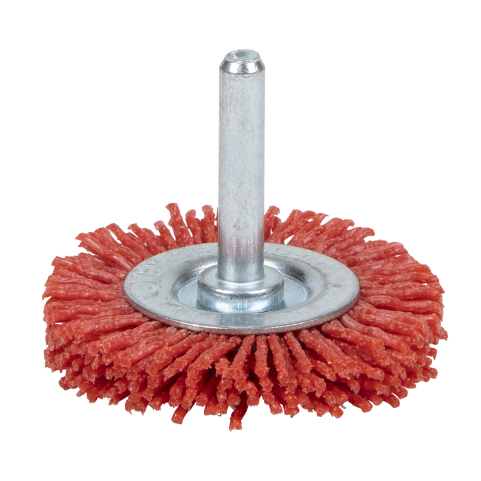 50mm Nylon Filament Circular Brush with 6mm Shaft | NFBC50