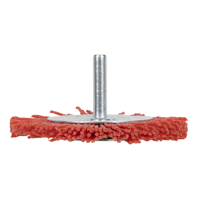 75mm Nylon Filament Circular Brush with 6mm Shaft | NFBC75