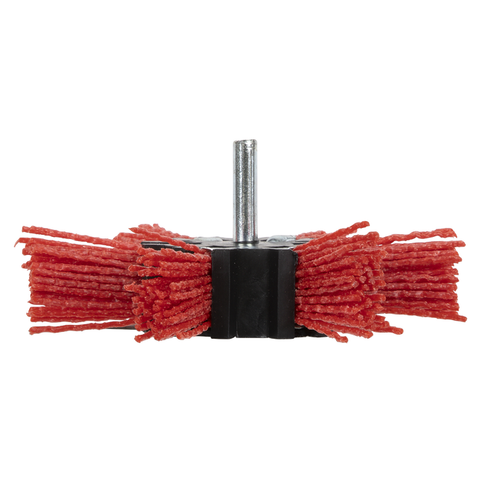 100mm Nylon Filament Strip Brush with 6mm Shaft | NFBS100