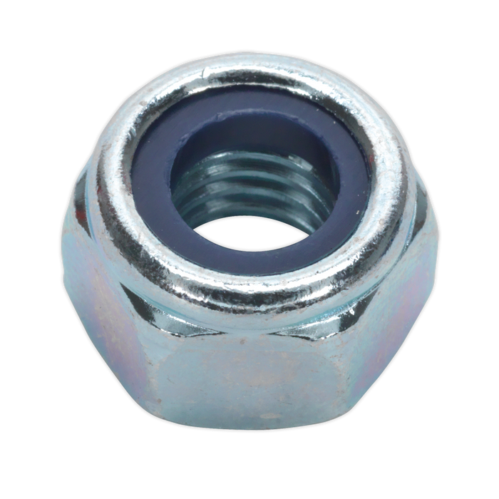 Zinc Plated Nylon Locknut M10, DIN 982 - Pack of 100 | NLN10
