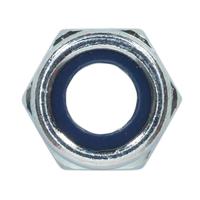 Zinc Plated Nylon Locknut M10, DIN 982 - Pack of 100 | NLN10