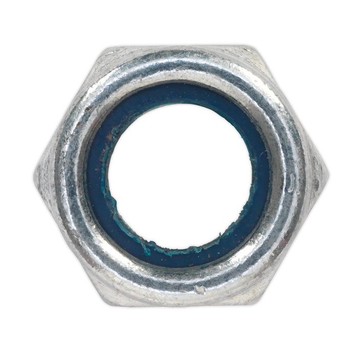 Zinc Plated Nylon Locknut M14, DIN 982 - Pack of 25 | NLN14