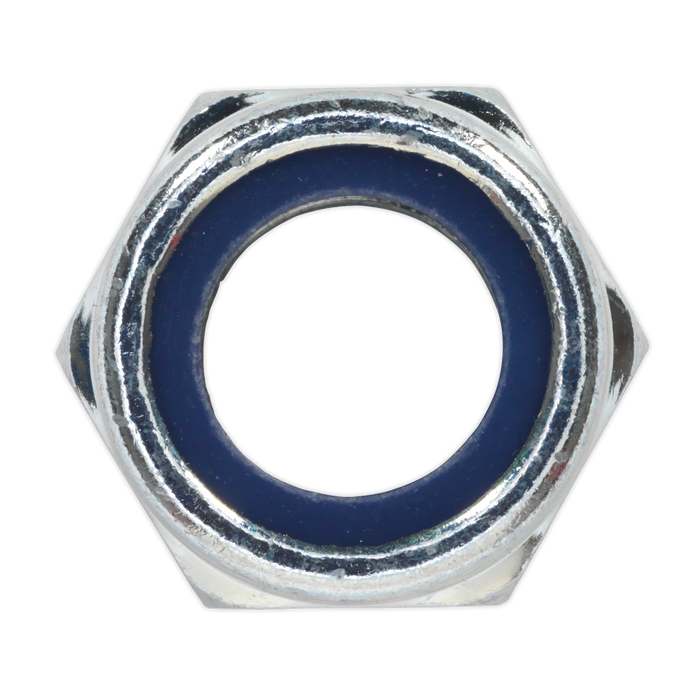Zinc Plated Nylon Locknut M16, DIN 982 - Pack of 25 | NLN16