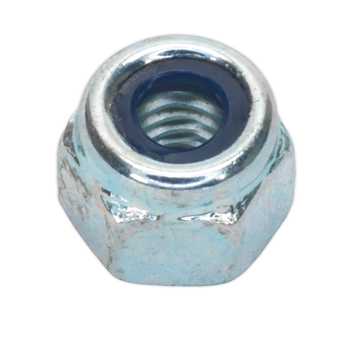 Zinc Plated Nylon Locknut M5, DIN 982 - Pack of 100 | NLN5