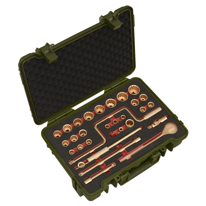 Premier Non-Sparking Socket Set 1/2"Sq Drive 31pc | NS039