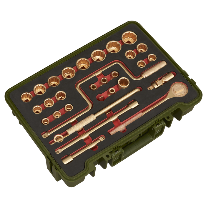 Premier Non-Sparking Socket Set 1/2"Sq Drive 31pc | NS039