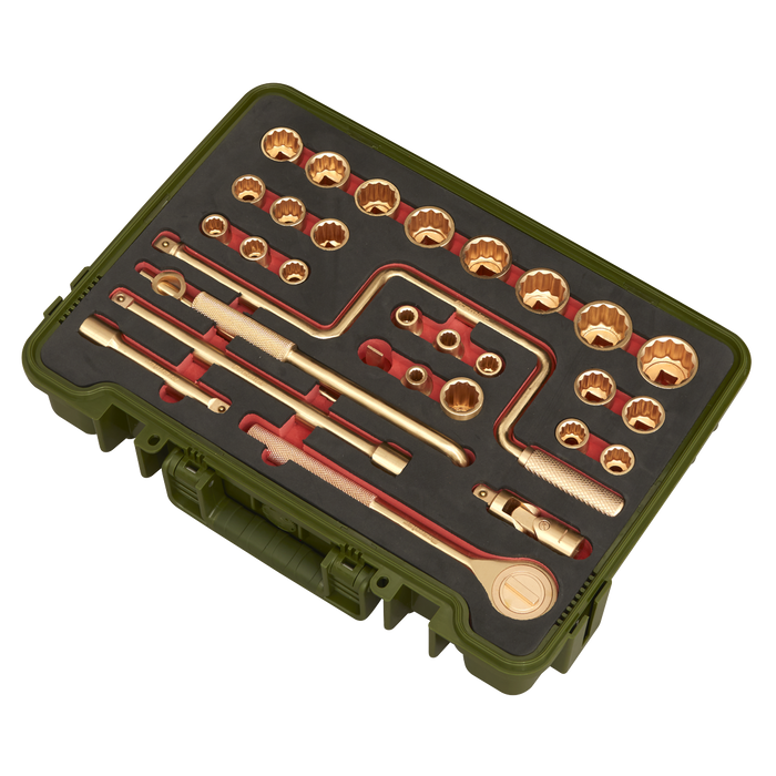 Premier Non-Sparking Socket Set 1/2"Sq Drive 31pc | NS039