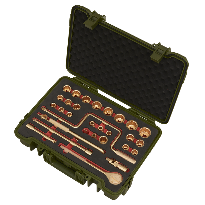 Premier Non-Sparking Socket Set 1/2"Sq Drive 31pc | NS039