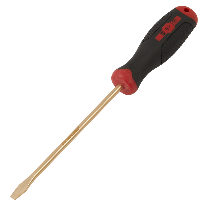 Non-Sparking Slotted Screwdriver 6 x 150mm | NS094