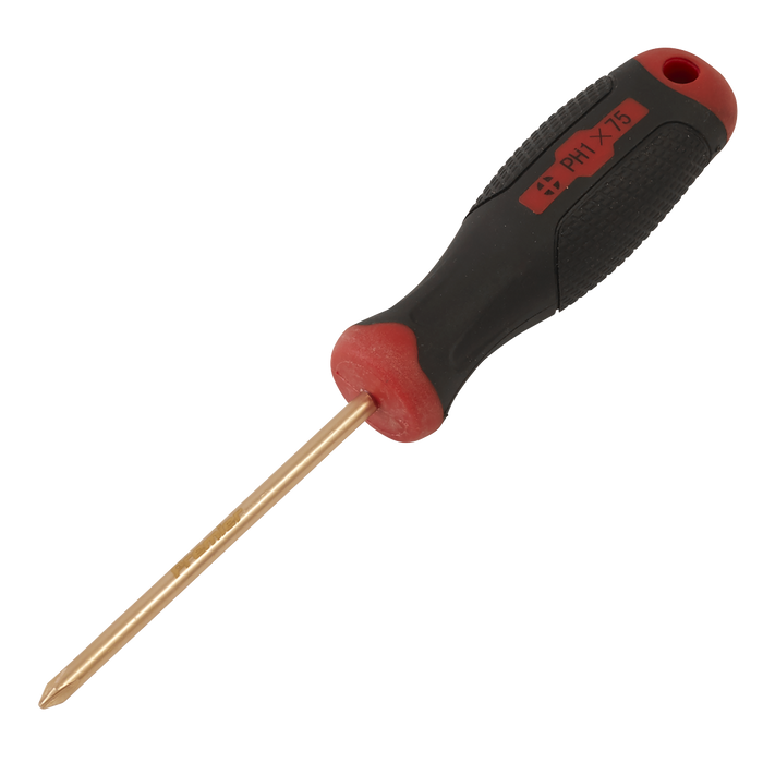 Screwdriver Phillips #1 x 75mm - Non-Sparking | NS096