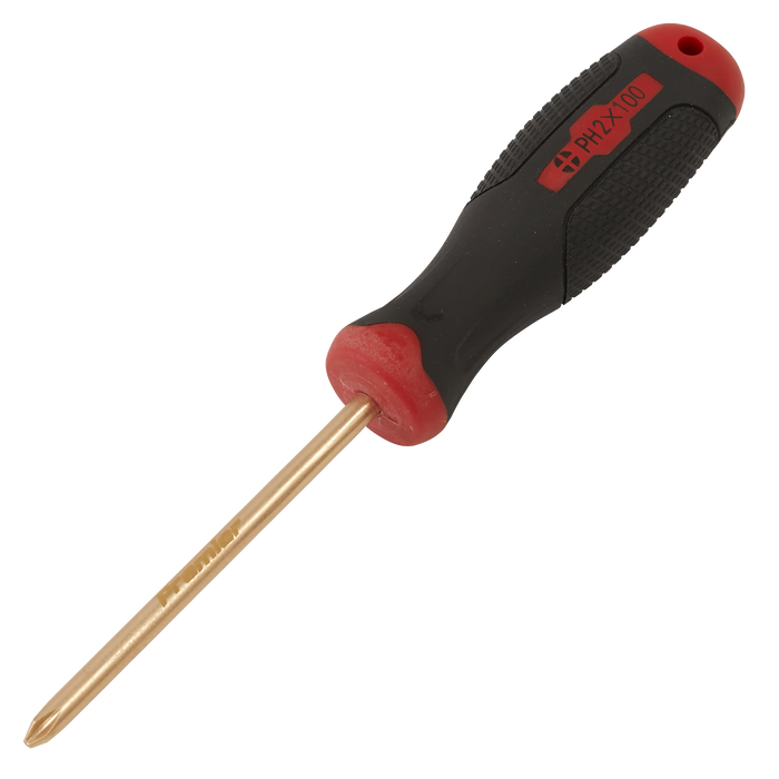 Screwdriver Phillips #2 x 100mm - Non-Sparking | NS097