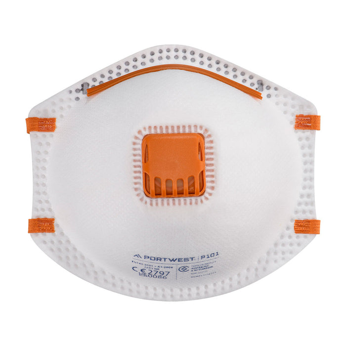Portwest FFP1 Valved Respirator (Pack of 10) | P101WHR