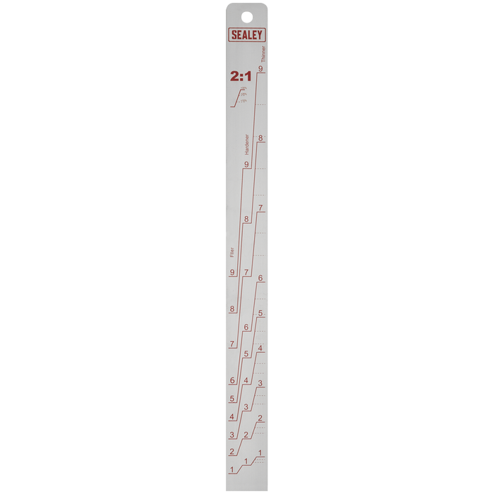 Aluminium Paint Measuring Stick 2:1/4:1 | PA04