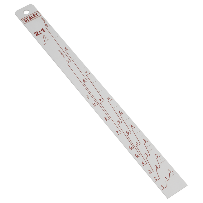 Aluminium Paint Measuring Stick 2:1/4:1 | PA04