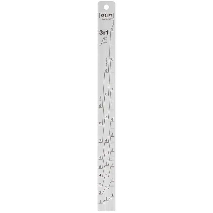 Aluminium Paint Measuring Stick 1:1/3:1 | PA07
