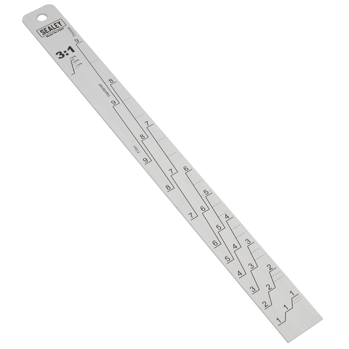 Aluminium Paint Measuring Stick 1:1/3:1 | PA07
