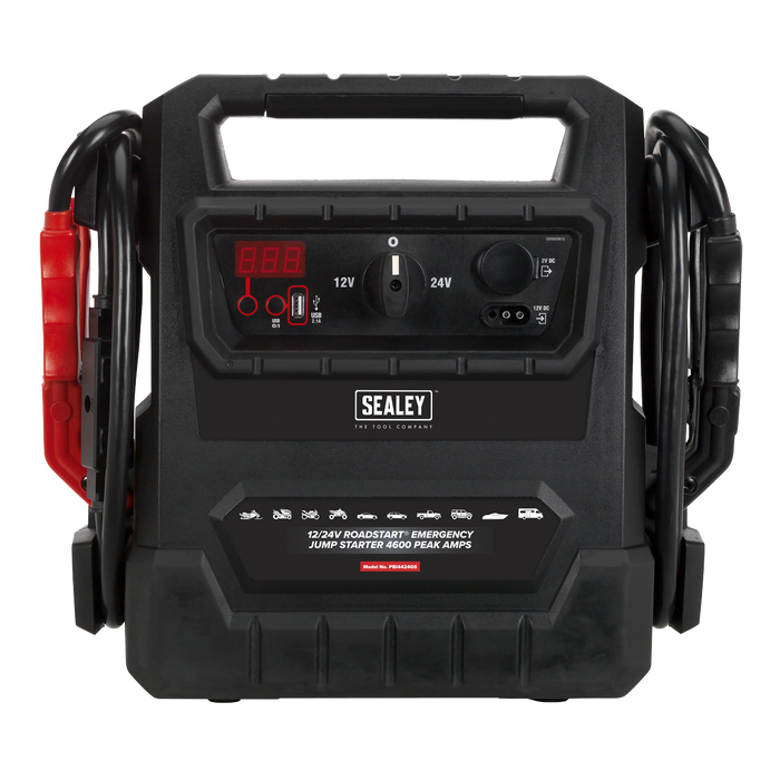 12/24V RoadStart® Emergency Jump Starter 4600 Peak Amps | PBI4424GS