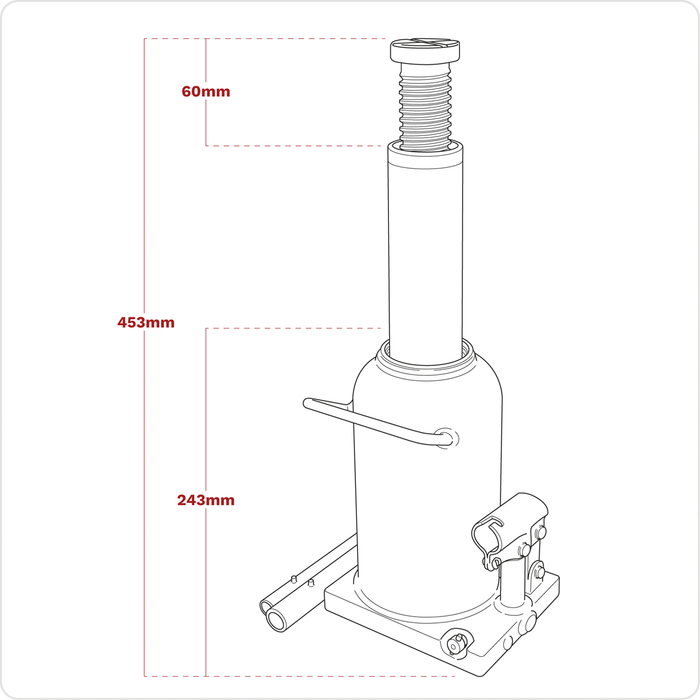 Viking Bottle Jack 20 Tonne | PBJ20S