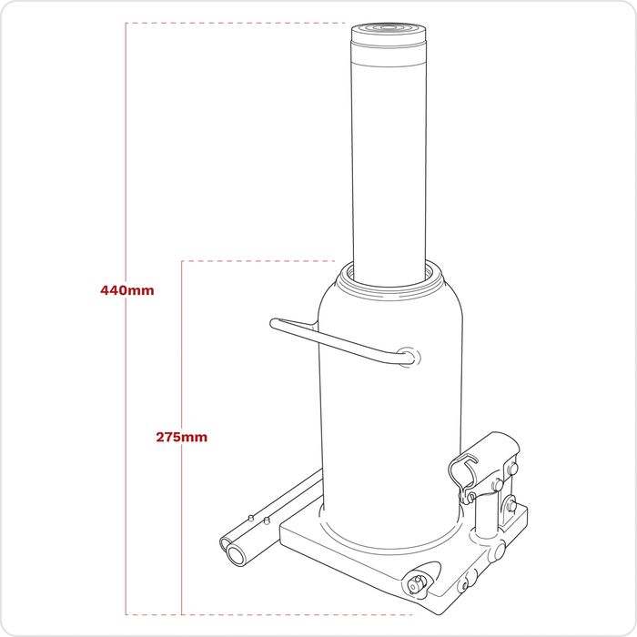 Bottle Jack 30 Tonne | PBJ30S