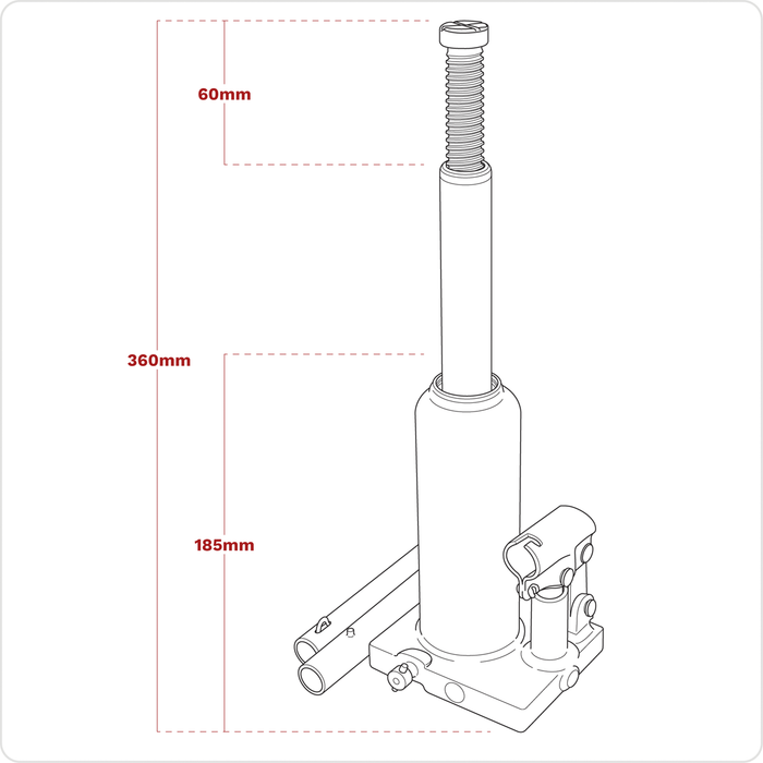 Viking Bottle Jack 3 Tonne | PBJ3S