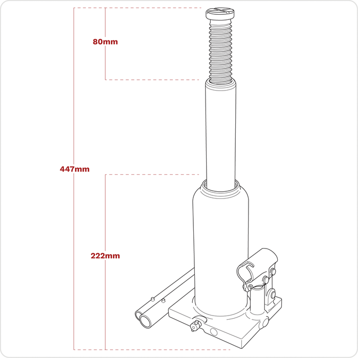 Viking Bottle Jack 8 Tonne | PBJ8S