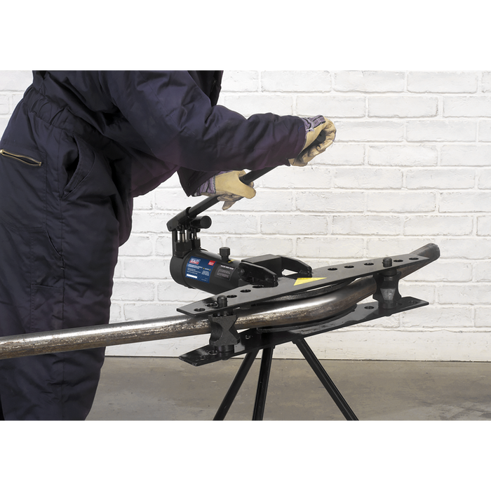 Industrial Hydraulic Pipe Bender with Stand 9 Tonne | PBS90
