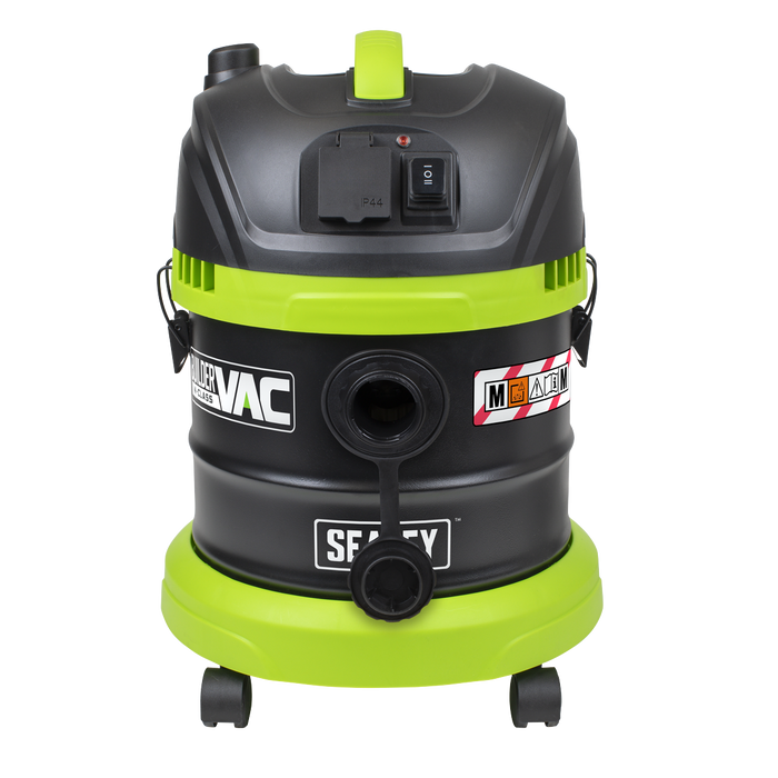 BuilderVac® 15L M Class Vacuum Cleaner Wet & Dry with Stainless Steel Drum 1400W/230V | PC150BV
